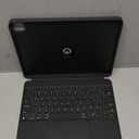 HOU iPad A16 11th/10th Generation Case with Keyboard, Rotatable & Detachable Keyboard Case for iPad 11/10, Elastic Pen Holder, Full Protection Cover, 7-Colors Backlight, Multi-Touch Trackpad (Black)