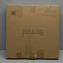 Bernhard Products Black Wall Clock Silent Non Ticking - XL 18 Inch Quality Quartz Battery Operated Round Easy to Read Home/Office/Classroom/School Clock