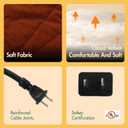 Red Shell shaped Dog heating pad (47"x36"), Obtained FCC and UL Dual Certification, Waterproof, Adjustable Temperature, Machine Washable,for Indoor/Outdoor Use, Suitable for Pets of All Ages (Large)