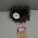 HUA Grey Glueless Wigs Human Hair Wigs for Black Women Grey Short Curly Wigs for Black Women Human Hair Mixed Kinky Curly Wear and Go Glueless Wig Ombre Gray 8 Inch Short Wigs for Older Women (WIG Grey)