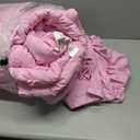 Amazon Basics 5-Piece Soft, Easy-Wash Microfiber Kid's Bed-in-a-Bag Bedding Set with Sheet and Comforter, Twin, Pink, Solid