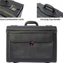 HAMMER ANVIL 19 Wheeled Briefcase Rolling Case Sales Sample Pilot Lawyer Attache