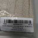 OUGES 2025 Fall Sweater Dress for Women Crew Neck Long Sleeve Knit Lightweight Casual Dresses (Large, Beige)