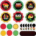 Motipuns 30 Sets Black History Month Craft Black History Month Decorations Make Your Own Magnet Kit DIY for Arts and Craft Activities Party Favor Holiday February Decor Game Supplies