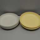 Nook Theory 8-Pack Reusable Wheat Straw Plates Set - Non Toxic and Non Plastic Dinner Plates for Kids and Adults, Lightweight Unbreakable Plate, Microwave Safe and Dishwasher Safe (Skylight 9")