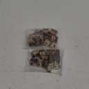 Yardwe 24pcs Miniature House Fairy Gardens Ornament Mini Resin House Cottage Statues Sculptures for Micro Landscape Dollhouse Decor, Random Style