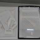 For Tesla Model Y Juniper & Model 3 Highland Matte 15.4" & 8" Screen Protector [No Glare & Fingerprint] 9H Tempered Glass Alignment Kit for Tesla Model 3 Model Y Juniper Accessories  (Black)