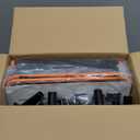 Heated Outdoor Cat House for Outside Winter 100% Waterproof Oxford Tarpaulin with Safe Escape Door and 5" Elevated Base with Heater for Feral Barn Cat Kitty (26x20x14)