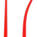 Caulking Nozzle for Sausage Caulking Gun, Long Sausage Nozzle, Reusable Caulk Nozzle Applicator (1 Straight +1 Curved)