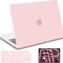 B BELK Compatible for MacBook Air 15 inch Case 2026 2025 2024 2023 M5 M4 M3 M2 Model A3448 A3241 A3114 A2941, Protective Hard Shell for Mac Air 15" + Keyboard Cover & Screen Protector, Light Pink