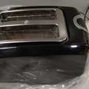 BLACK+DECKER 2-Slice Toaster, Extra Wide Slots for Bagels & Thick Bread, 6 Browning Settings, Removable Crumb Tray, Cancel Button, 850W, Black