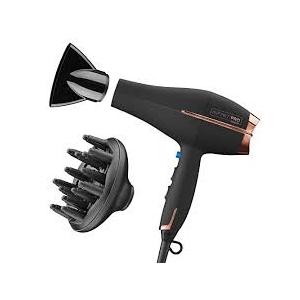 INFINITI PRO by CONAIR Hair Dryer, 1875W Blow Dryer with Diffuser and Concentrator, Ceramic Technology, 3 Heat & 2 Speed Settings, Cold Shot Button, Black