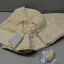 Boho Curtains for Living Room Vintage Crochet Lace Curtains for Farmhouse Retro Hollow Sheer Curtain Panels for Window Treatment Light Filtering Cotton Curtain Drapes for Patio 1 Panel W39 X L71 Inch