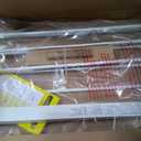 Regalo Safety 29-38.5" Baby Gate for Doorways & Bottom of Stairs, Pressure Mounted Baby Gate with Door for Babies, Toddlers & Pets, Tested & Safe for 30 Years, American Designed, American Owned, White