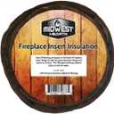 Midwest Hearth Fireplace Insert Insulation 10' Roll w/Self Adhesive Backing