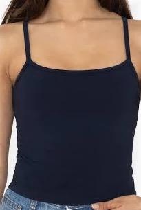 Pact Women's Cotton Camisole Tank Top with Built-in Shelf Bra, Medium