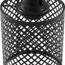 WOERFU E26 to E26 Edison Light Fixture Vintage Black Metal Cage Light for Wall Sconce Pendant Floor Lamp & Ceiling Light Fixture