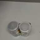 CUSINIUM 6 Ounce Mini Powder Sugar Shaker With Handle - Fine Mesh - With Plastic Cap - Pack of 2 (Silver)