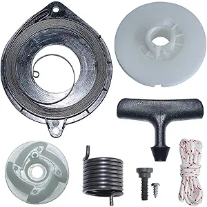 AUMEL 540057502 Recoil Starter Kit for Husqvarna 140 340 345 435 440 445 450E Chainsaw Parts with Pulley Spring Grip Rope fits Replacement Parts 505647301 537423201