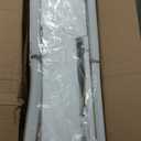 37.5 Inch Farmhouse Kitchen Island Lighting 4-Light Rectangle Dining Room Light Fixture Large Linear Chandelier with Wood Grain Finish for Dining Room Kitchen Island Living Room (Brown)