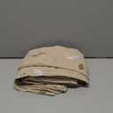 MIULEE Beige Sheer Curtains 2 Panels Embroidered Leaf Patterned Rod Pocket Floral Semi Sheer Faux Linen Window Curtains Drapes Set for Living Room Bedroom Dining Room, 52x84 Inches Long