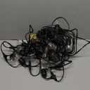 addlon 96FT(48FTx2) LED Outdoor String Lights with Edison Shatterproof Bulbs Commercial Grade Patio Cafe Light, ETL Listed Weatherproof Strand 30 Hanging Sockets for Bistro Backyard