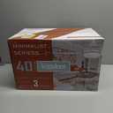 Ceiling Fans with Lights and Remote/APP Control, 41" Low Profile Ceiling Fan with Dimmable White Lights+RGB Ring Lights, 5 Reversible Curved Blades 3 CCT 6 Speeds for Bedroom Living Room, White