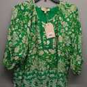 Women's Farmers Market 3/4-Sleeve Woven Top XL