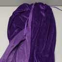 ArtCreativity Velvet Hooded Cloak for Kids - 4ft Long  Cloak with Hood and String Closure - Medieval Accessories (Purple)