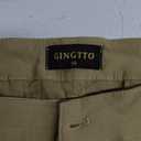 GINGTTO Mens Slim Fit Shorts 9" Inseam Stretch Chino Shorts (36, Khaki)