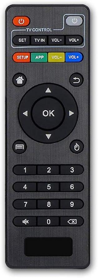 Original Replacement Remote Control Controller for Android TV Box MXQ, MXQ PRO, MXQ-4K, M8S, M8N, T95, T95M, T95N, T95X, X96, X96mini, H96, H96 Pro, Black