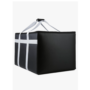 musbus Insulated Food Delivery Bag Cooler Bags Keep Food Warm Catering Therma for doordash Uber Eats Catering Shopper hot BLACK travel grocery pizza portable beach soft sided