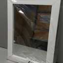 Ruomeng Wall Mirror Rectangle Decorative Mirror 12" x 16" for Entryway, Bedroom, Living Room, White