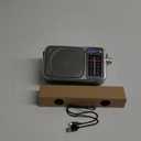 Panasonic Portable AM / FM Radio, Battery Operated Analog Radio, AC Powered, Silver (RF-2400D)