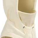 Balaclava Hood Ski Mask for Men Women Winter Scarf Face Masks Neck Head Cover Windproof Fleece Warmer Cold Weather Hat (Beige)