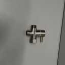 Sneatup Solid Brass 3-way G1/2 Shower Diverter (Brushed Nickel), 2.5 x 2.6 x 1 inches
