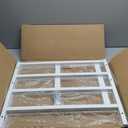 Fixed Window Safety Guard 19x 38 *2 Pack Adjustable Width Prevents Accidental Falls, Non-Egress, Tamper Resistant Screws Included, White