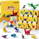 ARTPAR Air Dry Clay Kits,Dinosaur Modeling Magic Clay for Kids,12 Box Dinos DIY Art Crafts Kit,Safe & Non-Stick with Sculpting Tools & Tutorials, Family Party Favors for Boys & Girls Age 3-12 Year