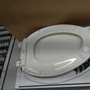 KOHLER 20110-96 Brevia, Slow Close Toilet Seat, Elongated Toilet Seat, Grip-Tight Bumpers Quick-Attach Hardware, Biscuit