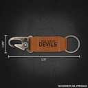 Rico Industries NHL Hockey Laser Engraved Carabiner Keychain