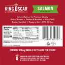 King Oscar Premium Salmon in Olive Oil, 4.05-Ounce Cans (Pack of 12, Packaging May Vary), Skinless & Boneless Salmon (EXP 02/10/31)