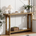 Tarnorci Console Table,Farmhouse Narrow Entryway Table with Storage,Sofa Tables Hallway Table for Living Room, Hallway, Entryway,Brindle