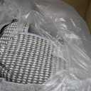 Faux Jute Area Rug 6'x9', Washable & Non-Slip, Grey & White