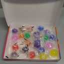 24 Pack Stress Balls, Squishy Ball, Squeeze Balls for Adults, Anti-Anxiety and Fidget Balls to Relax, Party Favors, Birthday Gifts, Goodie Bag Stuffers