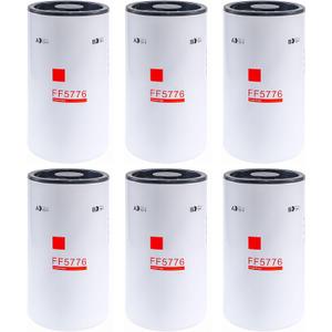 FF5776 Fuel Filter Compatible With Replaces Cummins ISX ISX15 11.9L 15L 16L Engine Replace 2864993 3685306 BF9885 P555776 5599456 FF5825NN Set Of 6