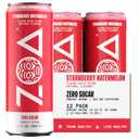 ZOA Zero Sugar Energy Drinks - Strawberry Watermelon | Healthy Energy Formula with Natural Caffeine, Daily Vitamin C, Essential B-Vitamins | Gluten-Free, Keto Friendly | 12 Ounce Cans (Pack Of 12) (EXP 12/01/26)