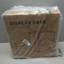 Graded Card Storage Box for PSA with TSA Lock, Aluminum Alloy Trading Card Case with Display Window, Slab Case with 8 Removable Dividers for CGS, BGS, Top Loaders and Sports Cards (Black)