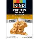 KIND Protein MAX Sweet & Salty Caramel Peanut Crisp Snack Bars, Keto Friendly, 20g Protein, 12 Count (EXP 09/29/26)