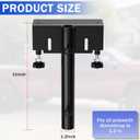 Truck Flag Pole Mount Holder Universal for Pickup Bed,No Drilling Truck Flagpole Mounting Bracket fits Up to 1.2" Pole