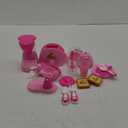 Coherny Play Kitchen Sets for Kids Ages 4-8, Kids Kitchen Playset with Realistic Coffee Maker Machine, Toaster, Mixer and Blender, Pretend Play Toys with Light & Sound for Toddles Girls Boys Gifts